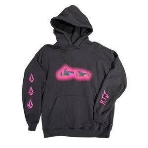 Volcom x Run The Jewels hot wheels collab hoodie. Black size M. New with tags